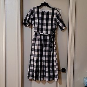 Polagram Gingham Dress
